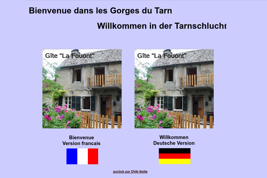 Zum Vergrößern anklicken! DVA-Homepage Unterseite 2026