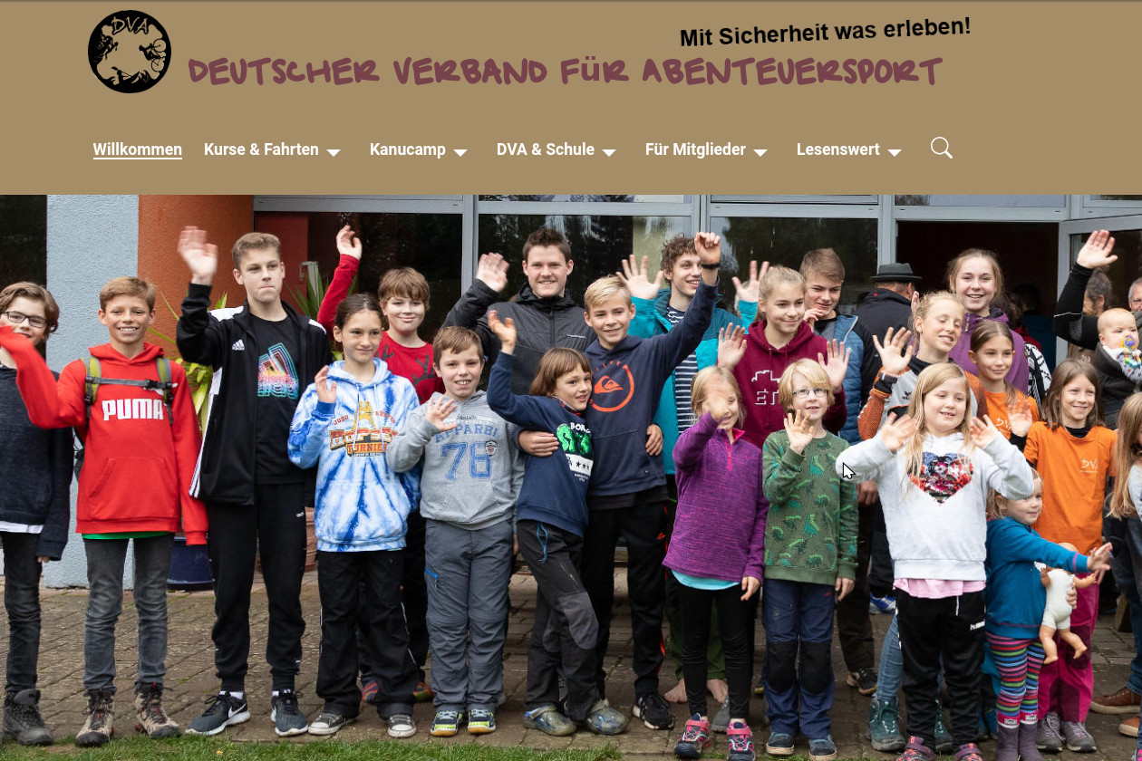 Zum Vergrößern anklicken! DVA-Homepage 2023