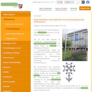 Homepage Stadt Neu-Isenburg